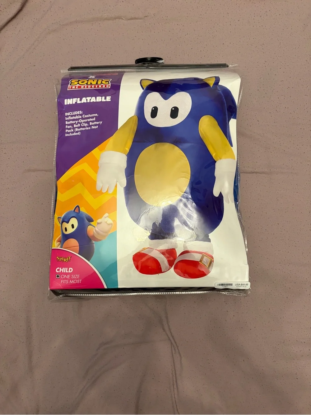Inflatable Kids Costume - Blue/Yellow